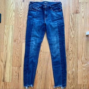 Abercrombie jeans - Harper Super Skinny two tones